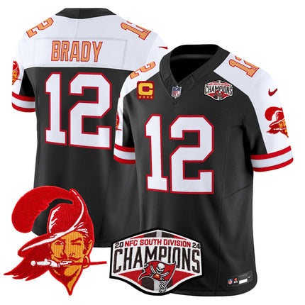 Men's Tampa Bay Buccaneers Throwback 2024 NFC South Division Champions Patch Vapor Limited Jersey - All Stitched