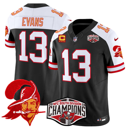 Men's Tampa Bay Buccaneers Throwback 2024 NFC South Division Champions Patch Vapor Limited Jersey - All Stitched
