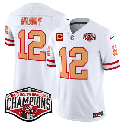 Men's Tampa Bay Buccaneers Throwback 2024 NFC South Division Champions Patch Vapor Limited Jersey - All Stitched