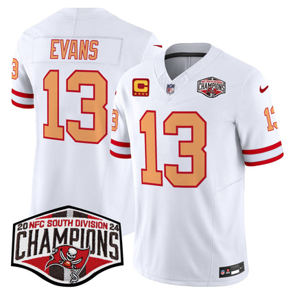 Men's Tampa Bay Buccaneers Throwback 2024 NFC South Division Champions Patch Vapor Limited Jersey - All Stitched