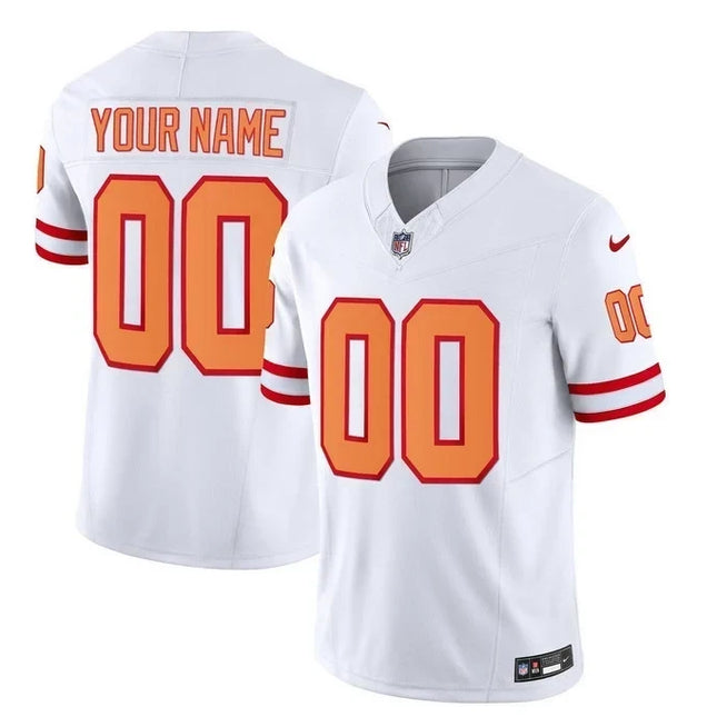 Tampa Bay Buccaneers Throwback Limited Custom Jersey - All Stitched