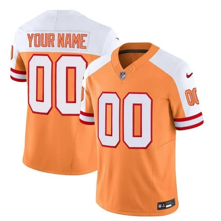 Tampa Bay Buccaneers Throwback Limited Custom Jersey - All Stitched