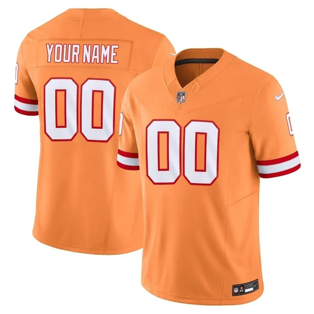 Tampa Bay Buccaneers Throwback Limited Custom Jersey - All Stitched