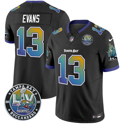 Men's Buccaneers Tampa City Super Bowl LIV Patch Vapor Limited Jersey - All Stitched