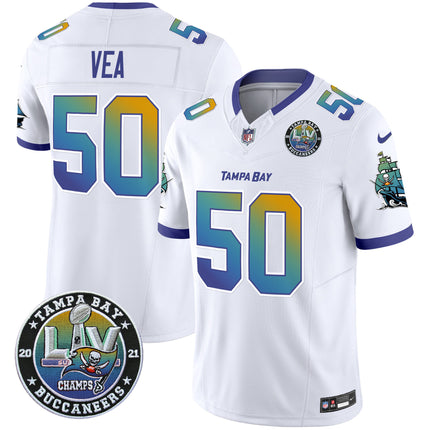 Men's Buccaneers Tampa City Super Bowl LIV Patch Vapor Limited Jersey - All Stitched