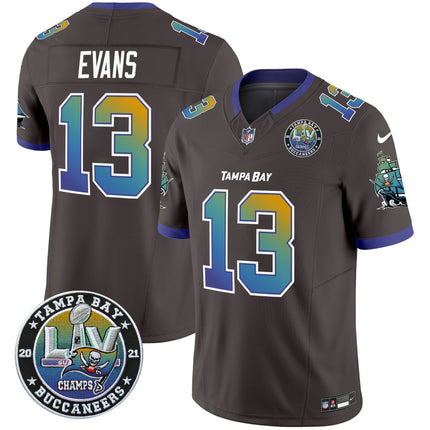 Men's Buccaneers Tampa City Super Bowl LIV Patch Vapor Limited Jersey - All Stitched