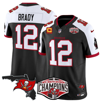 Men's Buccaneers 2024 NFC South Division Champions Patch Vapor Limited Jersey - All Stitched