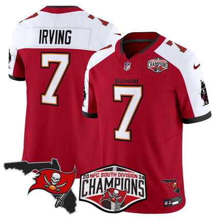 Men's Buccaneers 2024 NFC South Division Champions Patch Vapor Limited Jersey - All Stitched