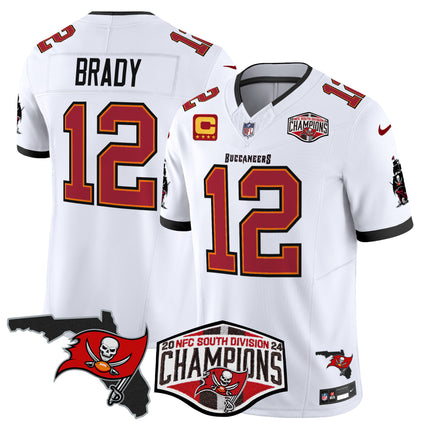 Men's Buccaneers 2024 NFC South Division Champions Patch Vapor Limited Jersey - All Stitched