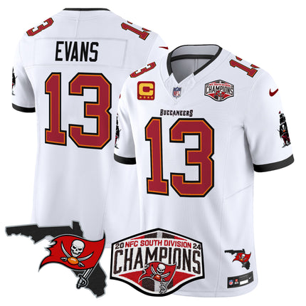 Men's Buccaneers 2024 NFC South Division Champions Patch Vapor Limited Jersey - All Stitched