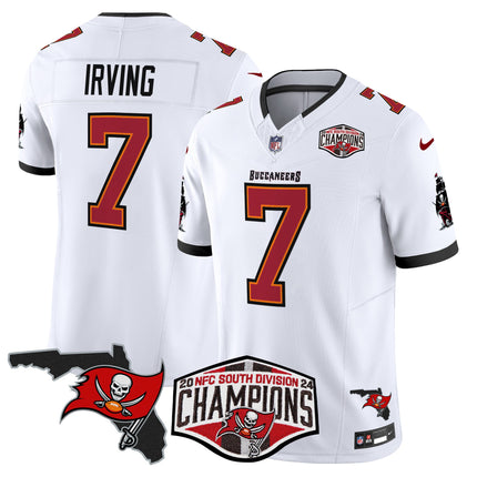 Men's Buccaneers 2024 NFC South Division Champions Patch Vapor Limited Jersey - All Stitched