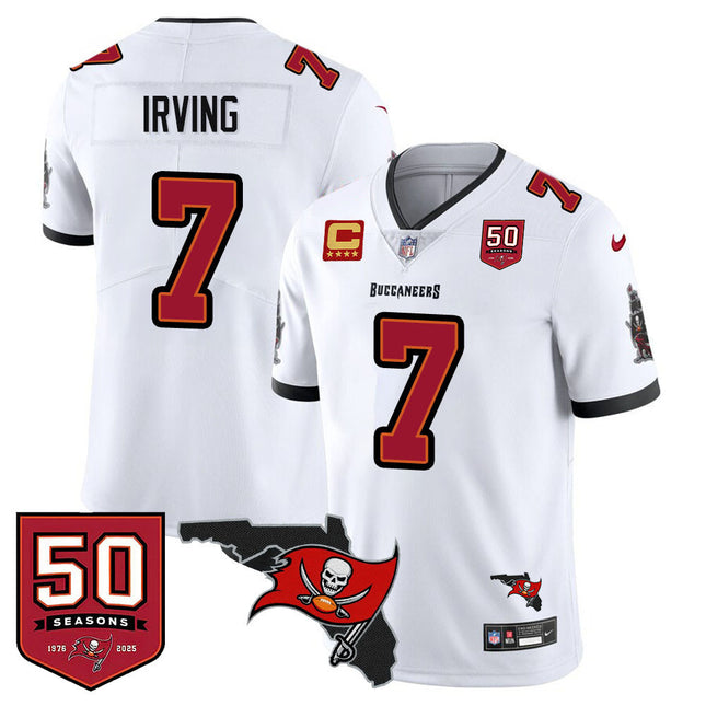 Men's Tampa Bay Buccaneers 50th Season Limited Jersey - All Stitched