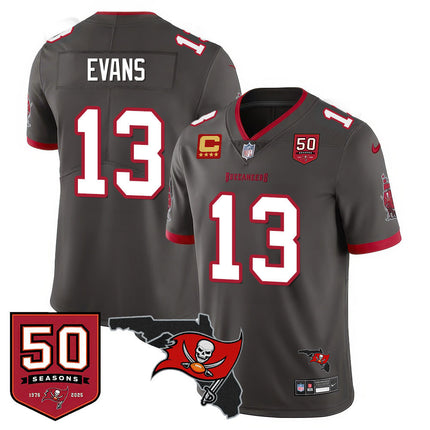 Men's Tampa Bay Buccaneers 50th Season Limited Jersey - All Stitched