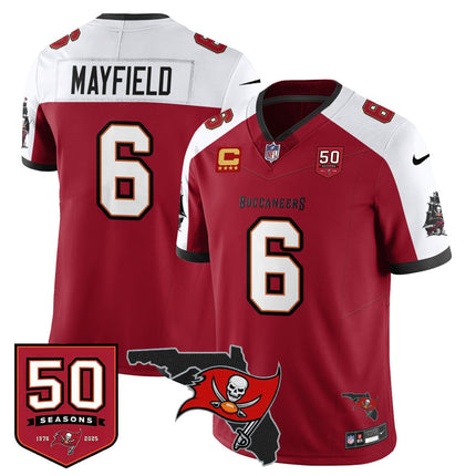 Men's Tampa Bay Buccaneers 50th Season Limited Jersey - All Stitched