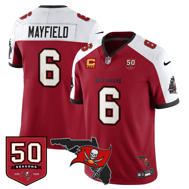 Men's Tampa Bay Buccaneers 50th Season Limited Jersey - All Stitched