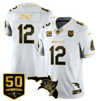 Tom Brady - 12 / White Gold / S