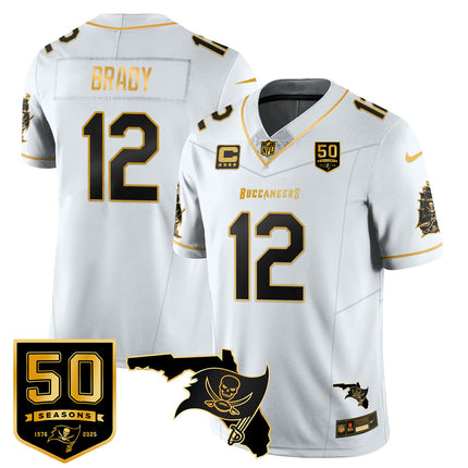 Men's Tampa Bay Buccaneers 50th Season Limited Jersey - All Stitched