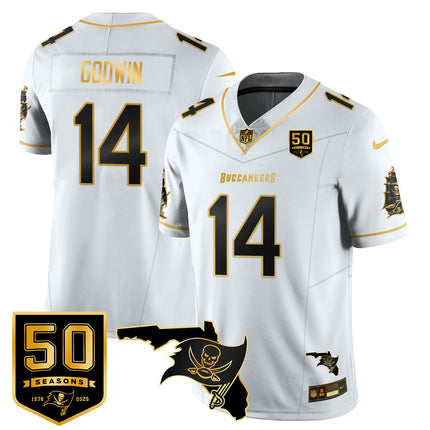 Men's Tampa Bay Buccaneers 50th Season Limited Jersey - All Stitched