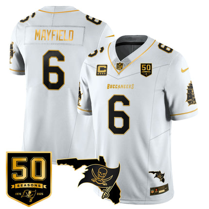 Men's Tampa Bay Buccaneers 50th Season Limited Jersey - All Stitched