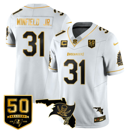 Men's Tampa Bay Buccaneers 50th Season Limited Jersey - All Stitched