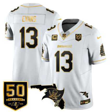 Men's Tampa Bay Buccaneers 50th Season Limited Jersey - All Stitched