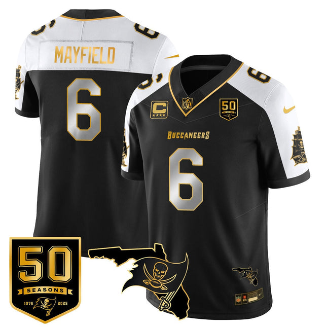 Men's Tampa Bay Buccaneers 50th Season Limited Jersey - All Stitched