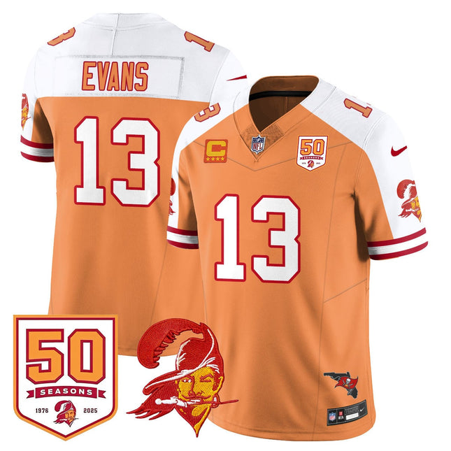 Men's Tampa Bay Buccaneers 50th Season Limited Jersey - All Stitched