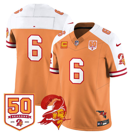 Men's Tampa Bay Buccaneers 50th Season Limited Jersey - All Stitched