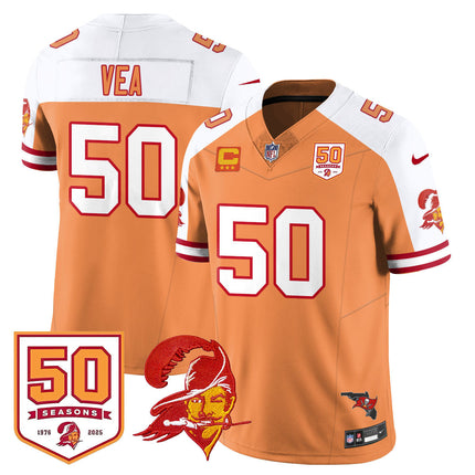 Men's Tampa Bay Buccaneers 50th Season Limited Jersey - All Stitched