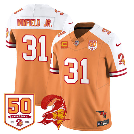 Men's Tampa Bay Buccaneers 50th Season Limited Jersey - All Stitched