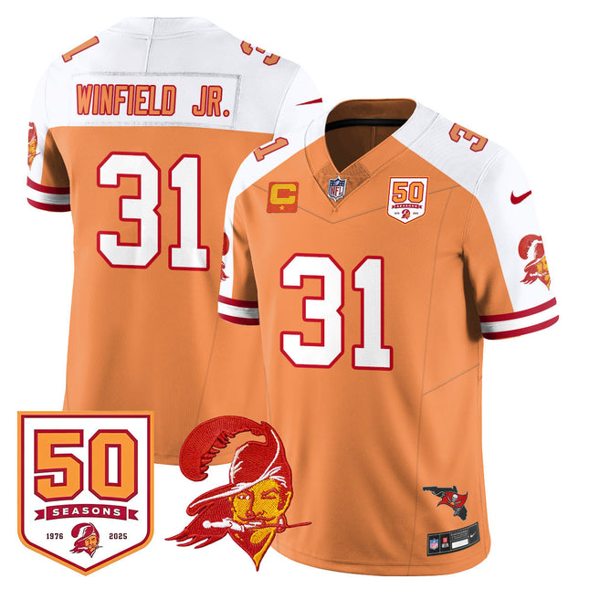 Men's Tampa Bay Buccaneers 50th Season Limited Jersey - All Stitched