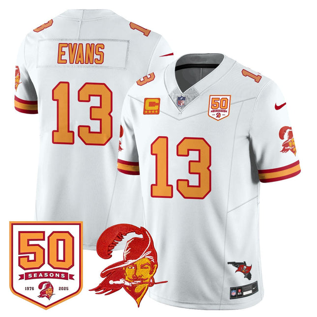 Men's Tampa Bay Buccaneers 50th Season Limited Jersey - All Stitched