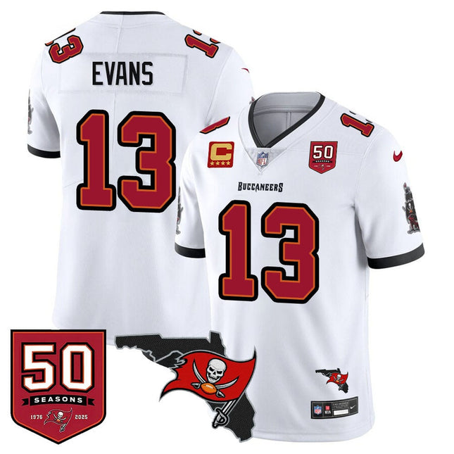Men's Tampa Bay Buccaneers 50th Season Limited Jersey - All Stitched