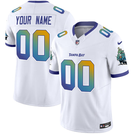 Custom Name/Gender Buccaneers Tampa City Vapor Limited Jersey - All Stitched