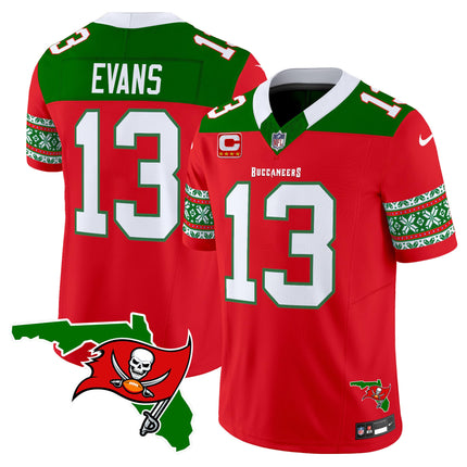 Men's Buccaneers 2024 Christmas Vapor Limited Jersey - All Stitched
