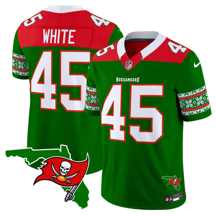 Men's Buccaneers 2024 Christmas Vapor Limited Jersey - All Stitched