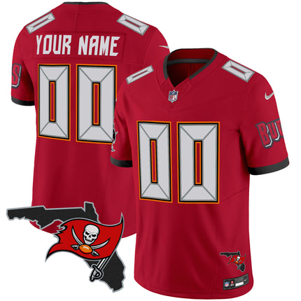 Buccaneers Florida Patch Vapor Limited Custom Jersey V2 - All Stitched