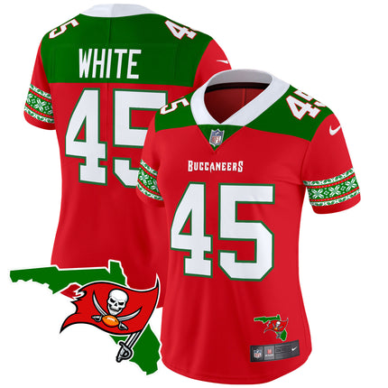 Women's Buccaneers 2024 Christmas Vapor Limited Jersey - All Stitched