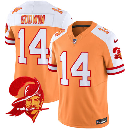 Men's Tampa Bay Buccaneers Throwback Vapor Limited Jersey V2 - All Stitched