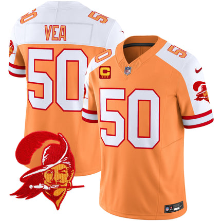 Men's Tampa Bay Buccaneers Throwback Vapor Limited Jersey V2 - All Stitched