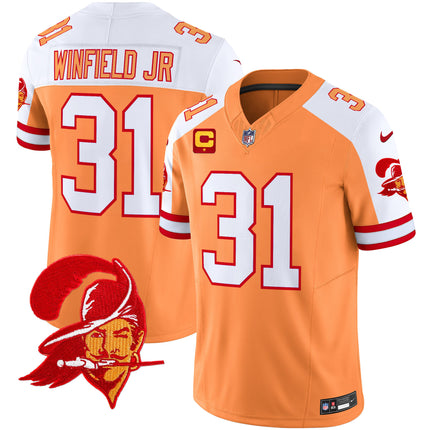 Men's Tampa Bay Buccaneers Throwback Vapor Limited Jersey V2 - All Stitched