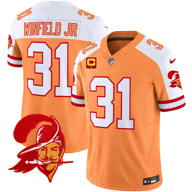Men's Tampa Bay Buccaneers Throwback Vapor Limited Jersey V2 - All Stitched