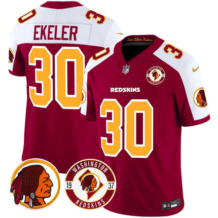 Men's Washington Redskins 2024 Vapor Limited Jersey - Est. 1937 Patch - All Stitched