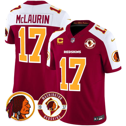 Men's Washington Redskins 2024 Vapor Limited Jersey - Est. 1937 Patch - All Stitched