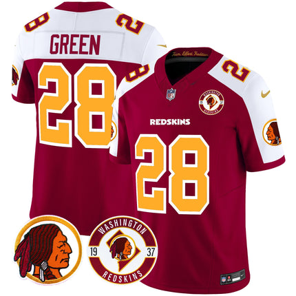 Men's Washington Redskins 2024 Vapor Limited Jersey - Est. 1937 Patch - All Stitched