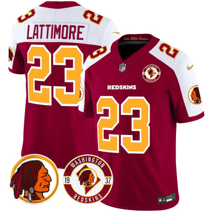 Men's Washington Redskins 2024 Vapor Limited Jersey - Est. 1937 Patch - All Stitched
