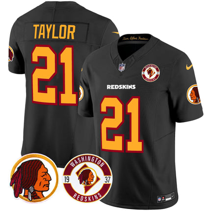 Men's Washington Redskins 2024 Vapor Limited Jersey - Est. 1937 Patch - All Stitched