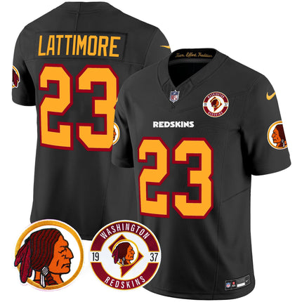 Men's Washington Redskins 2024 Vapor Limited Jersey - Est. 1937 Patch - All Stitched