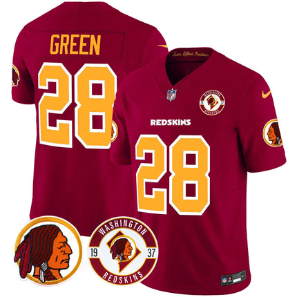 Men's Washington Redskins 2024 Vapor Limited Jersey - Est. 1937 Patch - All Stitched