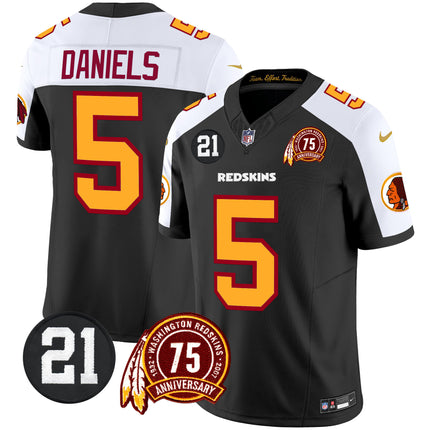 Men's Washington Redskins 75th & Sean Taylor Patch Vapor Limited Jersey - All Stitched